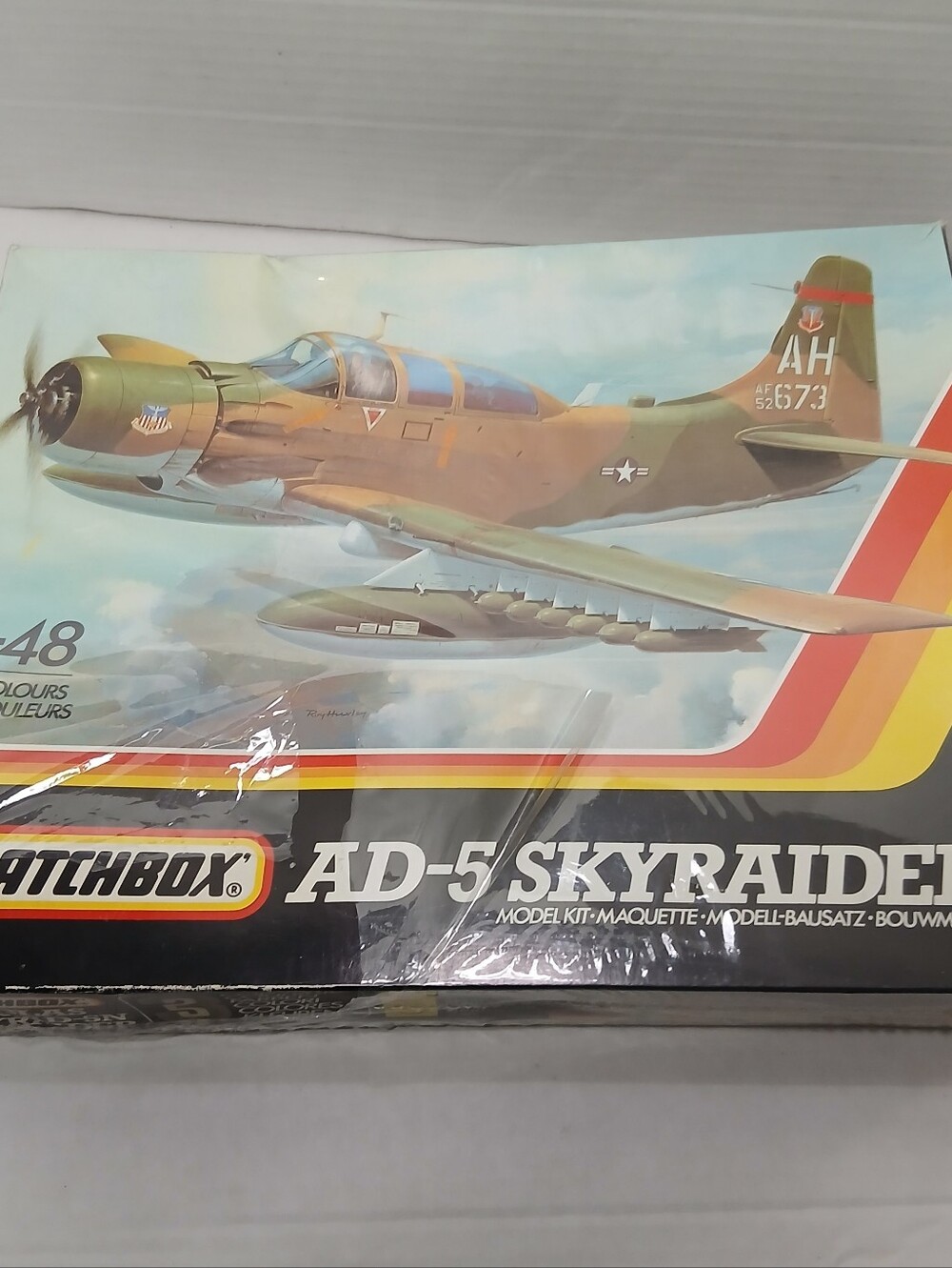 Matchbox 1:48 AD-5 Skyraider Model Kit New Sealed